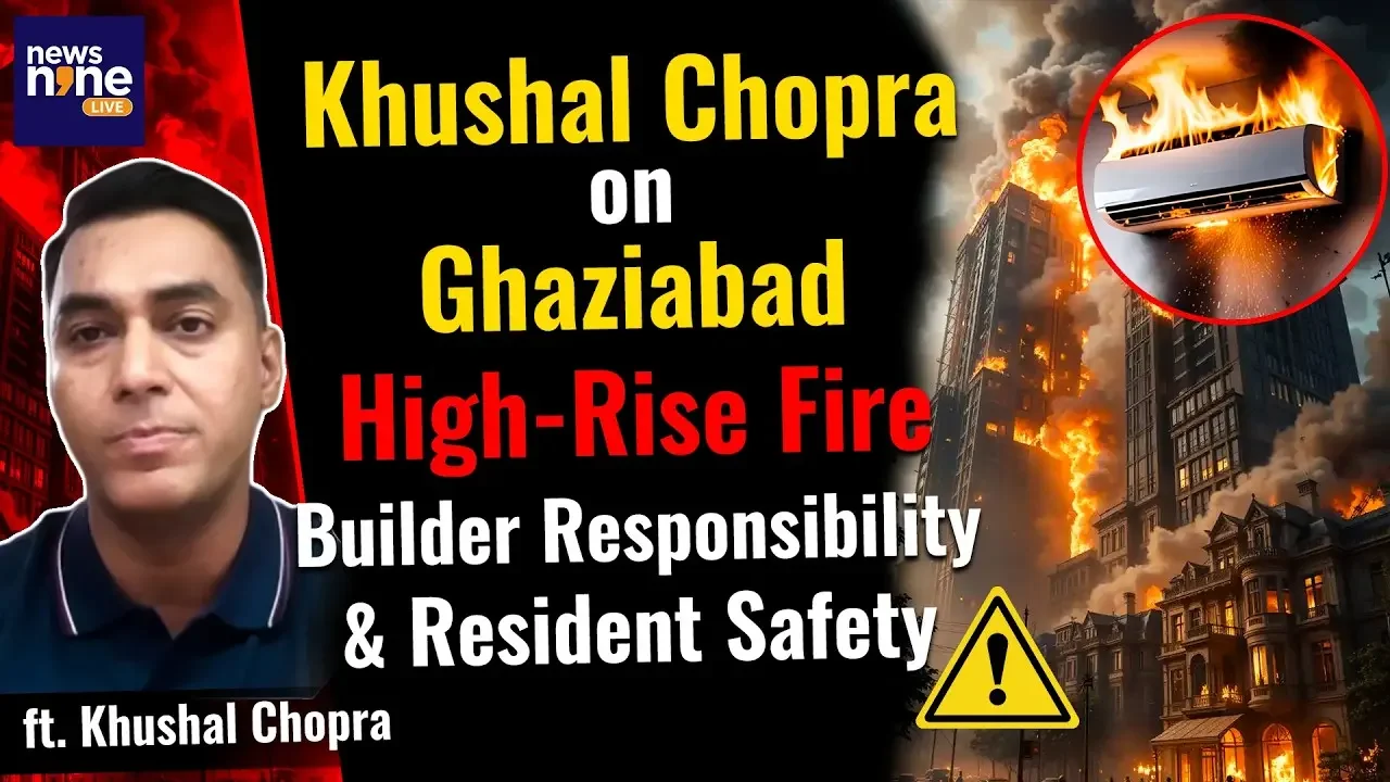 Khushal Chopra on Ghaziabad High-Rise Fire | Builder Responsibility & Resident Safety